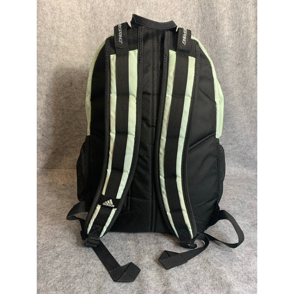 Adidas Excel V Backpack, Pale Green w Black, Book Bag, Padded Laptop Carrier - Picture 10 of 10